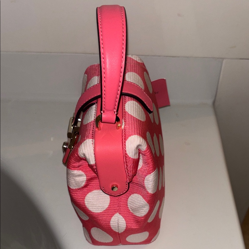 Kate Spade Pink Mini Bag with White Dots - Picture 4 of 10